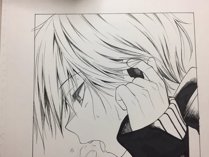 年の瀬に深沢さんのトビラ絵作画中。仕事納めってなんやねんっつーね('ω`)ウェーイ 