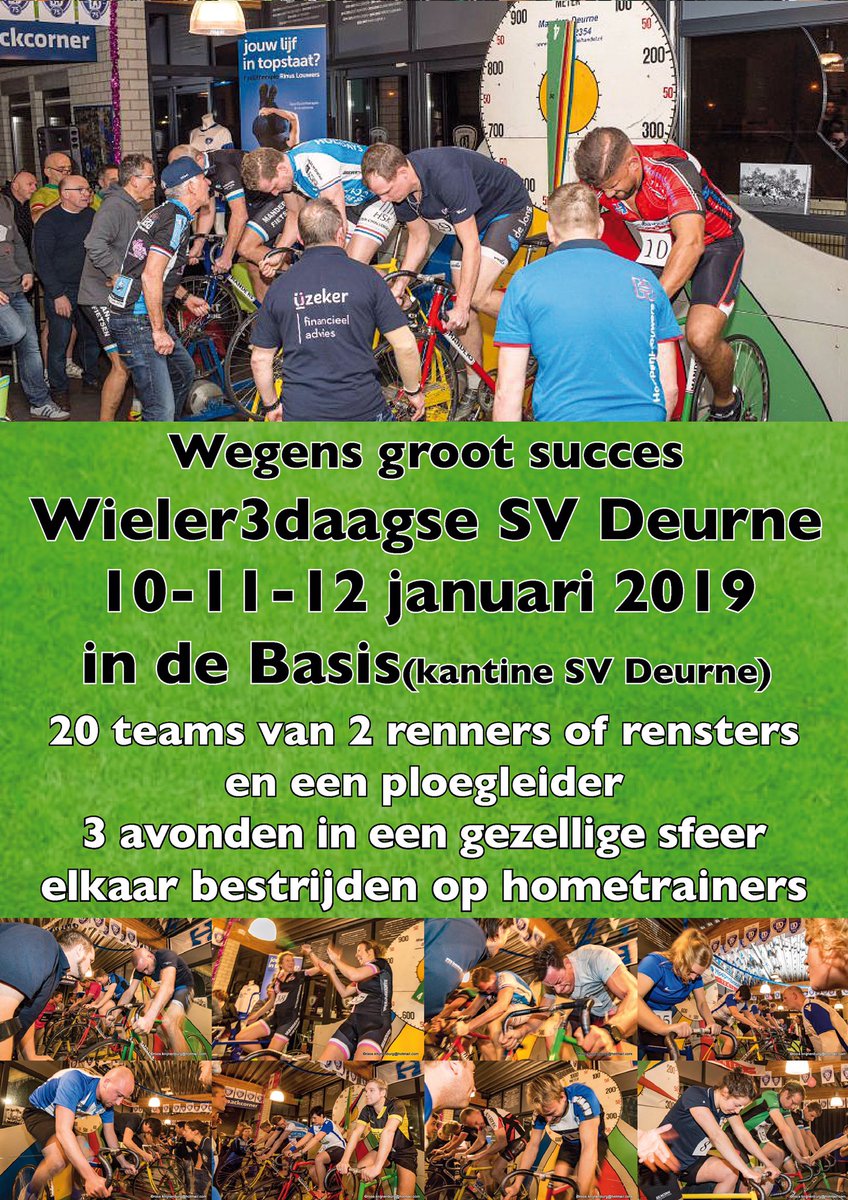 SVDeurne's tweet photo. Voor de fiets3daagse bij SV Deurne is er nog plek voor 1 damesteam! Durf jij samen met jou team de uitdaging aan? Geef je dan nog snel op! (sponsor is reeds geregeld door organisatie) 🚴‍♀️🥇 https://t.co/Kc0Ol5AylT