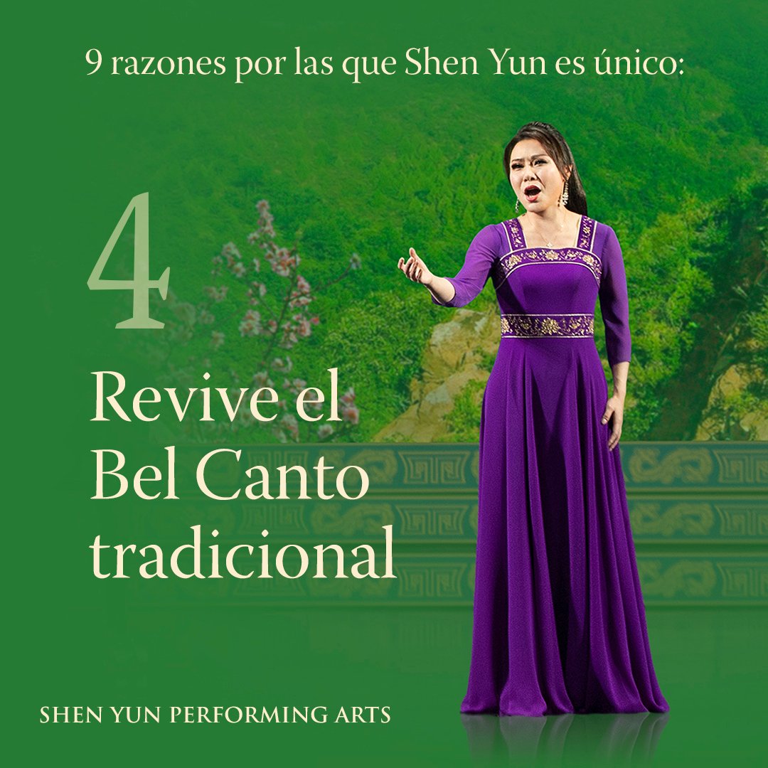 9 razones por las que #ShenYun es único:

4. Los cantantes de Shen Yun están reviviendo un legendario estilo de canto que es excepcionalmente difícil de dominar, que tanto en Oriente como en Occidente se ha perdido.