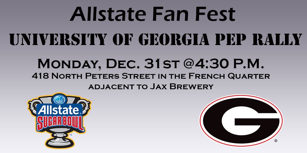 SugarBowlNola's tweet photo. #AllstateFanFest https://t.co/4h7iAHEtSg