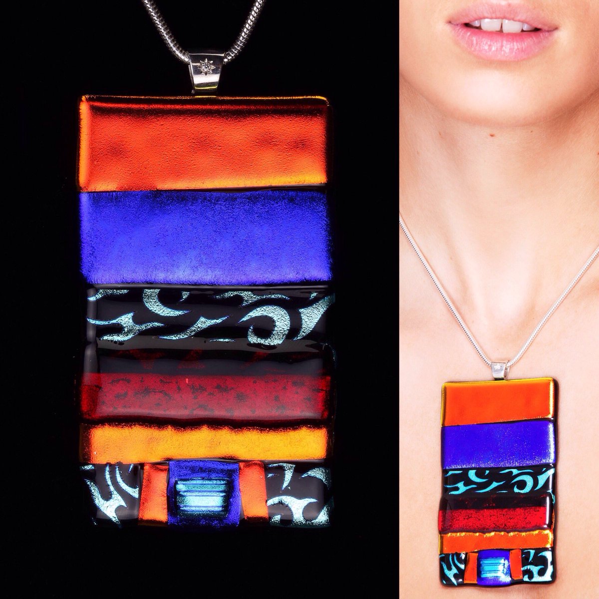 Statement brilliant cut diamond bail pendant from my latest Viking and Arabian inspired collection #unique #statementjewelry #art #women #men #designer #handmade #gems #precious metals #gift #art