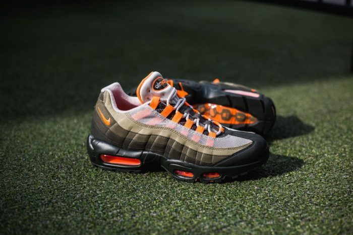 olive orange air max 95