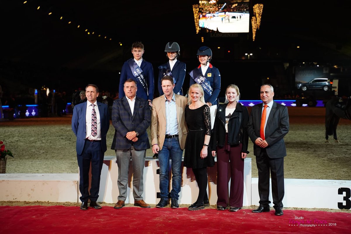 The FEI Pony Jumping Trophy 2018 presented by Azelhof goes to 
🥇Katie Power
🥈Red Morgan
🥉Nicole Lockhead Anderson

#Jumpingmechelen <a href="/FEI_Global/">The FEI</a> #trophypony