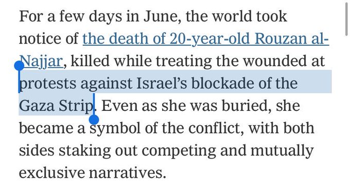 Without Ever Using Word Blog Nyt Admits >> The New York Times Says A Palestinian Medic S Death In Gaza Could Be Without Ever Using Word Blog Nyt Admits >> The New York Times Says A Palestinian Medic S Death In Gaza Could Be