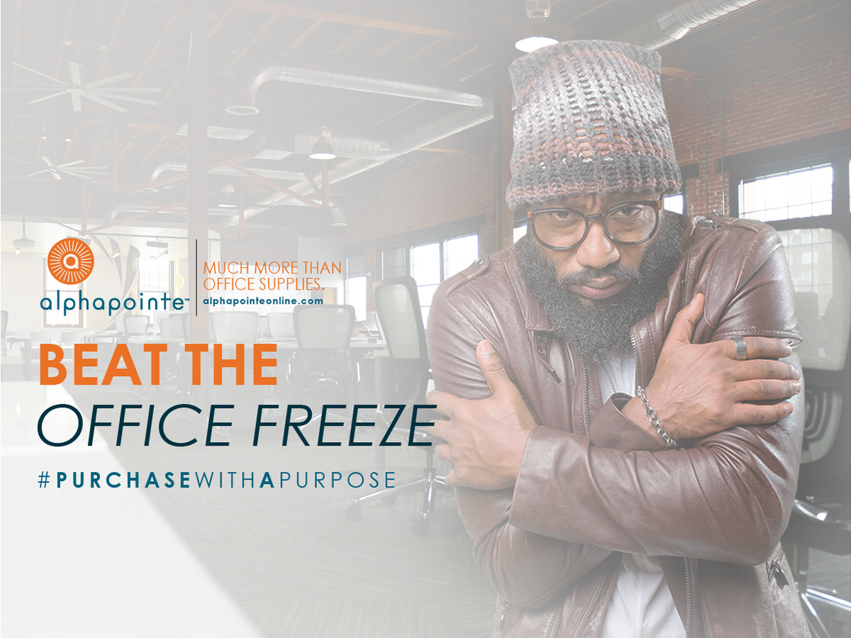 Alphapointe's tweet photo. As the weather gets colder, beat the office freeze with a space heater from Alphapointe Online: https://t.co/dPzfD1akgh #ShopAlphapointe #PurchaseWithAPurpose https://t.co/LVmV9LHb98