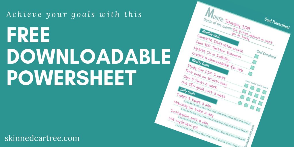 Corinne ⚡️ (@skinnedcartree) on Twitter photo NEW POST: Track your January Goals with this free PowerSheet buff.ly/2CF8AyQ <a href="/bloggingbees/">Blogging Bee's 🐝</a> <a href="/RTingbloggers/">Blog Retweets ✨</a> #bloggershare <a href="/BlogsquadRT/">Blog Squad RT</a> #blogsquadRT <a href="/smallblogs_rt/">s</a> #smallbloggers_RT @BloggersClub_ #BloggersClubRT #shoddybloggers <a href="/bloggersunited2/">Bloggers United</a> NEW POST: Track your January Goals with this free PowerSheet buff.ly/2CF8AyQ <a href="/bloggingbees/">Blogging Bee's 🐝</a> <a href="/RTingbloggers/">Blog Retweets ✨</a> #bloggershare <a href="/BlogsquadRT/">Blog Squad RT</a> #blogsquadRT <a href="/smallblogs_rt/">s</a> #smallbloggers_RT @BloggersClub_ #BloggersClubRT #shoddybloggers <a href="/bloggersunited2/">Bloggers United</a>