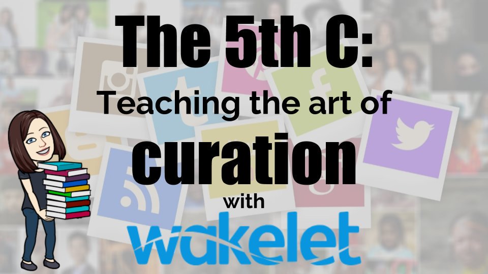 KarlyMoura's tweet photo. The 5th C: Teaching the art 🎨 of curation with @wakelet 👍

💥The latest tool causing a buzz in the world of educational technology is Wakelet. Check out what it is and how you can use it in your classroom.

https://t.co/KuzVlFk432 #ditchbook #TheHumansAreComing 
#wakeletwave 🌊 https://t.co/6B4OGfdGQA