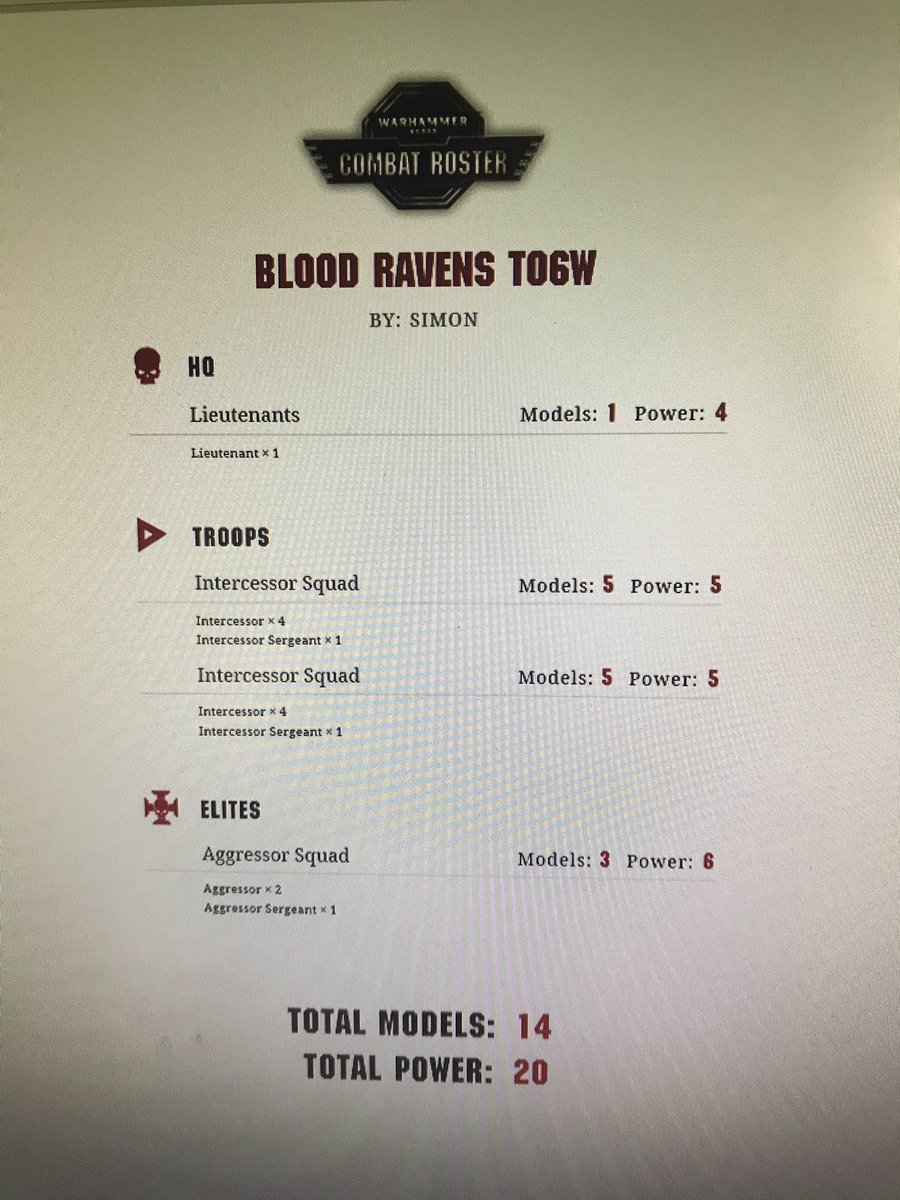 sy_the_ogre's tweet photo. My 20 PL points of blood ravens for #TO6W primed and washed. 😁 https://t.co/zlNtA7rFJg