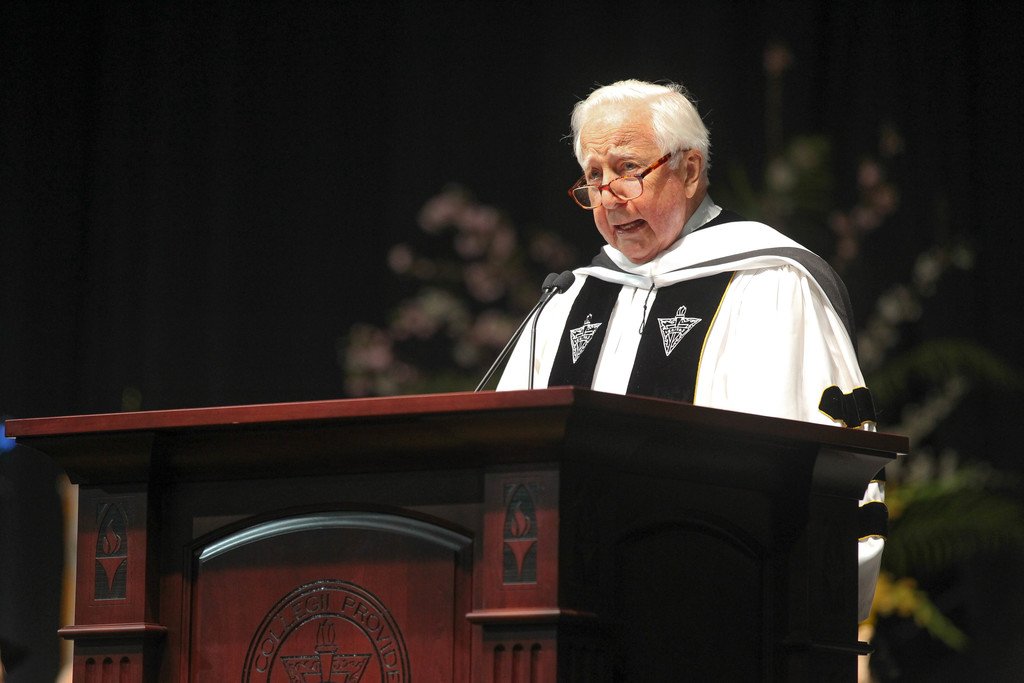 ProvidenceCol's tweet photo. In 2018, Providence College said goodbye to #PC2018 with a commencement address by David McCullough '18Hon. and welcomed #PC2022. https://t.co/Vc0SBAmv9h