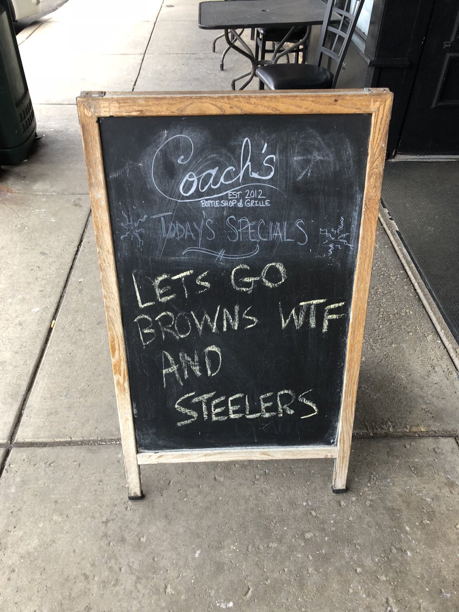 Coachs_412's tweet photo. Let’s go Browns?!? 🤷‍♂️ https://t.co/JMusBbjdiy