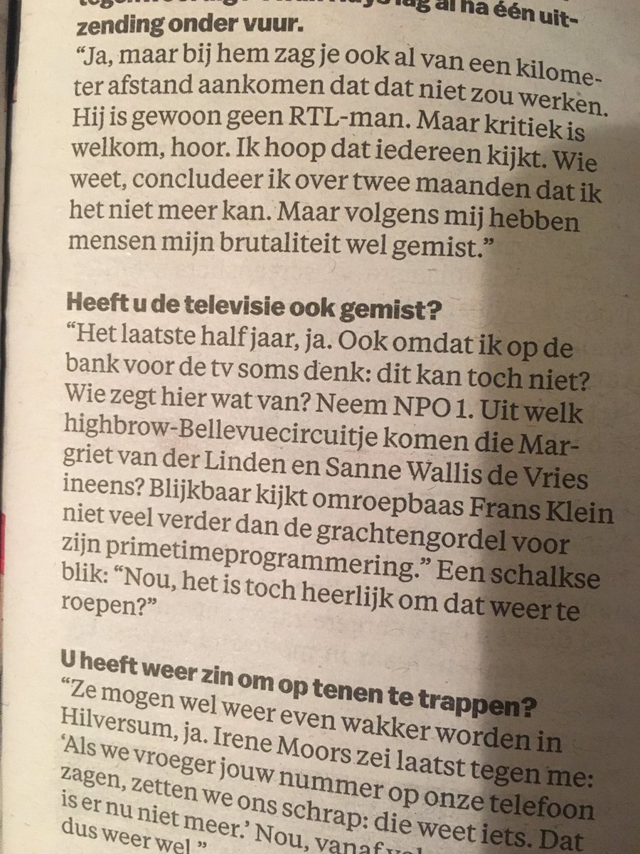 Hahaha, Albert Verlinde back on track!