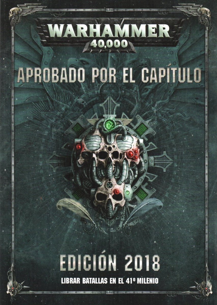 turoinar's tweet photo. Vamos a ver que novedades nos trae Games-Workshop para finalizar el año. Esperemos que el 2019 sea un año cargado de batallas donde el número de minis de la marea gris descienda y la vitrina se vaya llenando de miniaturas pintadas. #wargames #warhammer40k #ChapterApproved https://t.co/q8ZTiZO2nb