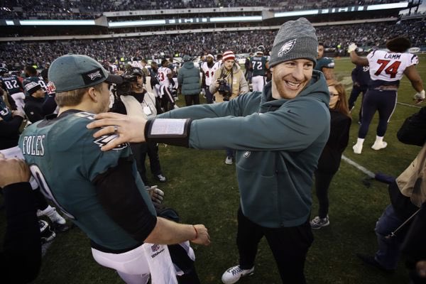 Happy 26th birthday to Carson Wentz!

He shares a birthday with some LeBron James and Tiger Woods 