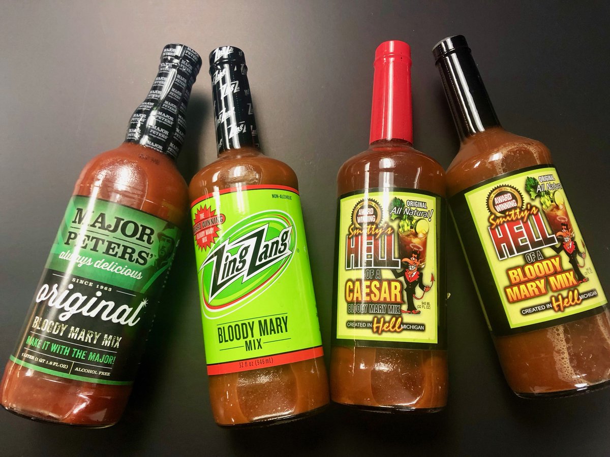 There's nothing better for Sunday Funday than a delicious Bloody Mary! 😍

Lucky for you we've got 4 different bloody mary mixes to choose from including two from Hell, Michigan! 🔥