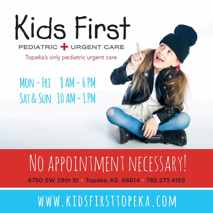 TopekaPeds's tweet photo. We hope everyone is having a wonderful Sunday morning! Just a quick reminder that Kids First is open today from 10am-1pm. https://t.co/9ce91jJvQv
