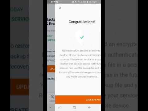 RivetzCorp's tweet photo. A brief look inside the #RivetzAuthenticator open beta. #2fa #cybersecurity https://t.co/vCDeu1LxZy https://t.co/PTzgHsZUkx