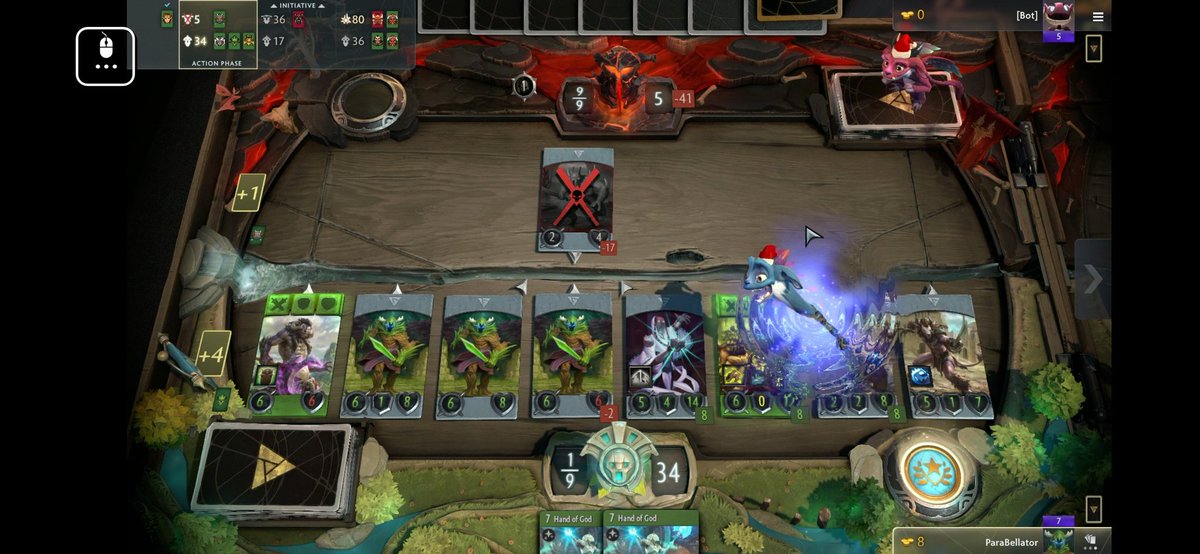 PirateVR's tweet photo. Playing @PlayArtifact on a phone using @steam_games #SteamLink app works really well! #Artifact https://t.co/TtisgU4na2