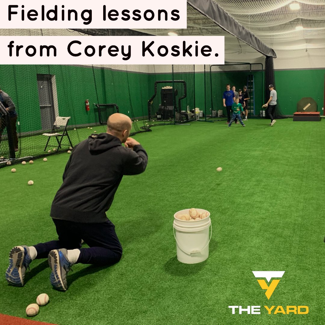 YardTraining's tweet image. It's a good day getting fielding lessons from a former MLB who ranks in the top 25 all-time for fielding at 3B! Thanks, Corey Koskie for teaching them both fielding and life lessons. #linklete #yardtraining linklete.com yardtraining.com