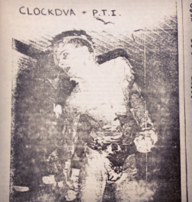 Greysecond's tweet image. P.T.I. first gig, I think, this day, 1978

Bob, Cath (and friend)

Here’s Bob Baker, then,  and more recently, with friend.

#clockdva