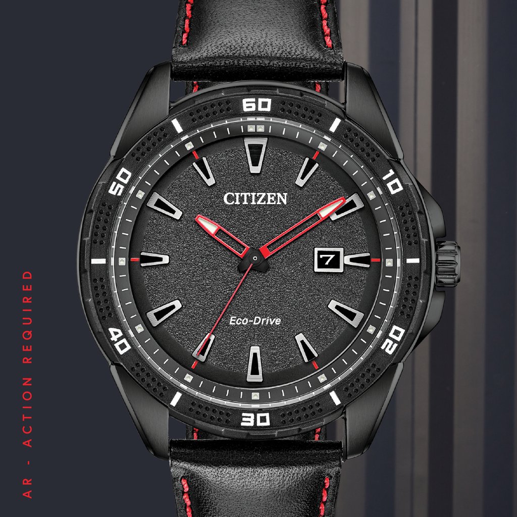 CitizenWatchUS's tweet photo. Take action with the black ion-plated stainless-steel and black-chroma finishing of the Citizen AR—powered by any light and never needs a battery. #MyCitizen #CitizenAR #InstaWatch
https://t.co/y2iqQz8j0i https://t.co/cmPuPxdBr6