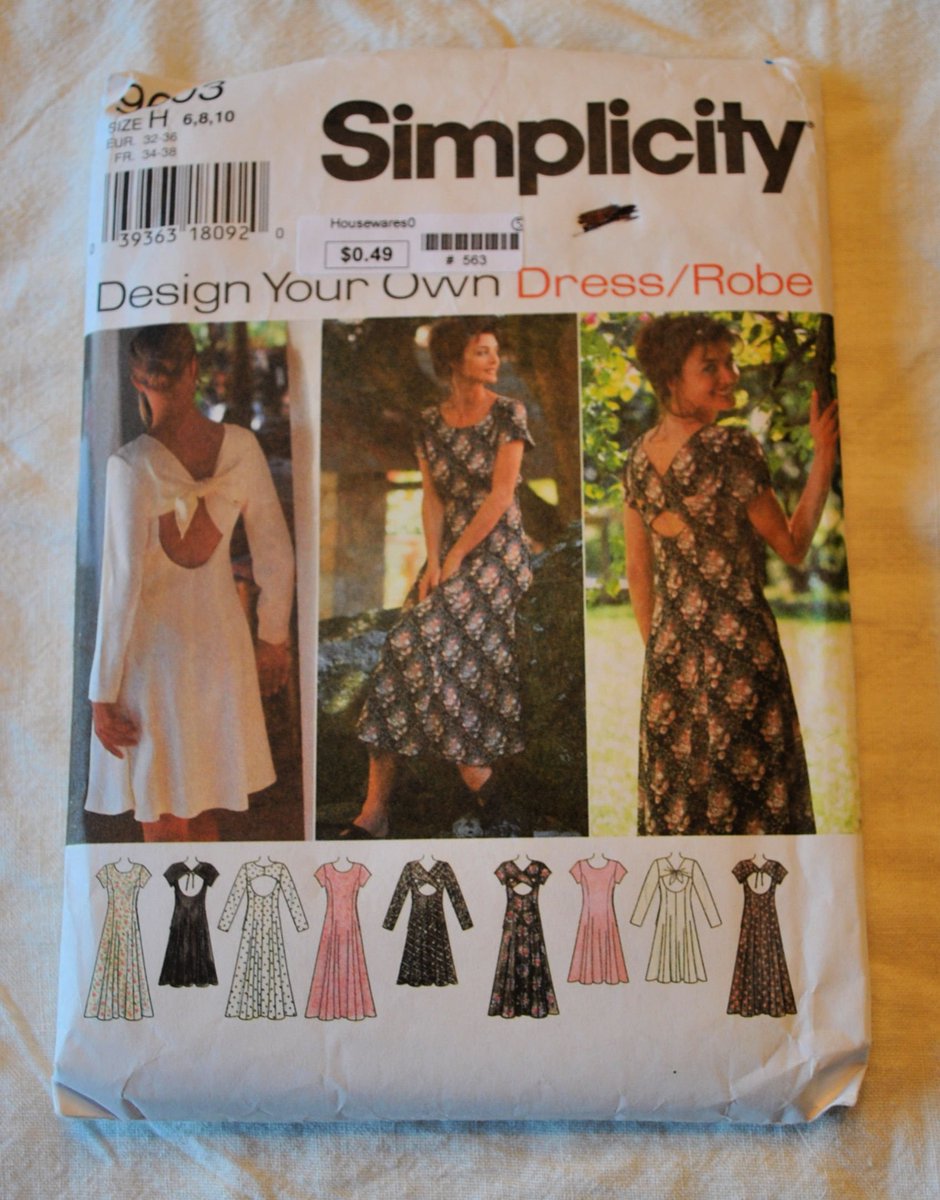 DesignsKsf's tweet photo. Excited to share the latest addition to my #etsy shop: Size H, 6 8 10, Simplicity 9603 Sewing Pattern, Misses Flared Dress, Peekaboo Back Cut Out Details, Bust 32" 34" 36", Vintage 1990 https://t.co/uUotk5PO9d #supplies #wedding #easter #quilting #1990fashion #simplici https://t.co/RXSMbQPGvk