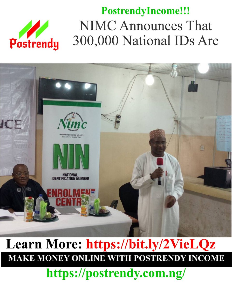 NuruZayyad's tweet photo. #PostrendyIncome #Nimc #NGIdentity https://t.co/lDOpGpQmj5 https://t.co/CpyCGPbyQg