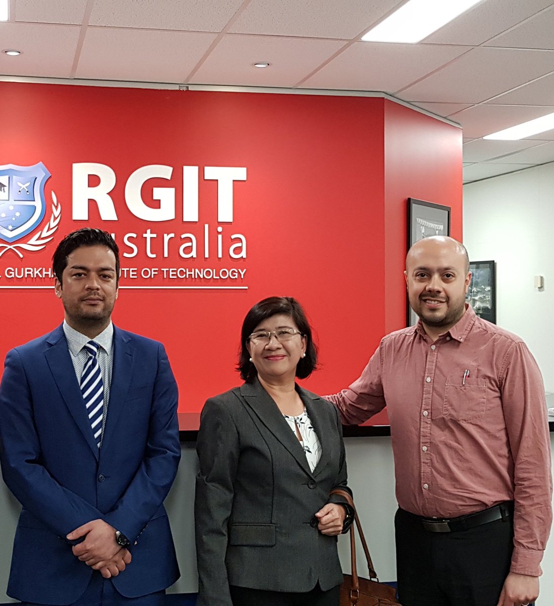 AKTGlobalEC's tweet image. Campus visit and catch up with partners #AKTGlobalEC #RGIT