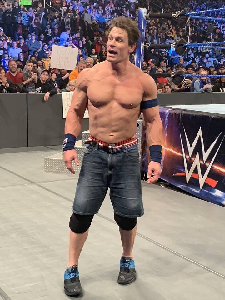 Yes, we're still talking about John Cena's hair (this time because he is) -  Cageside Seats