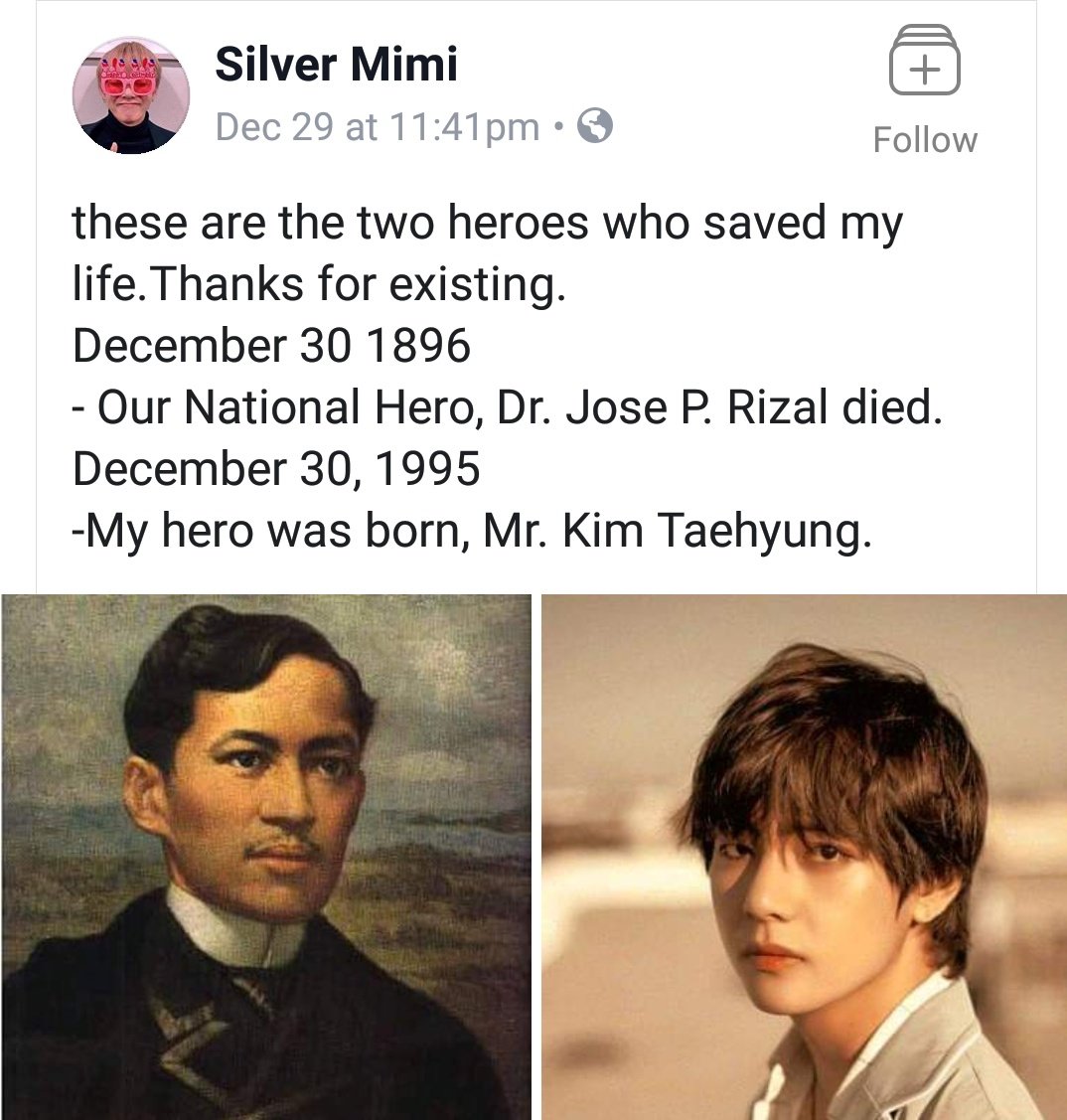 BhabyEmily143's tweet photo. The perfect post of the day
#RizalDay2018 #KimTaehyungDay https://t.co/npMlvf3qCk