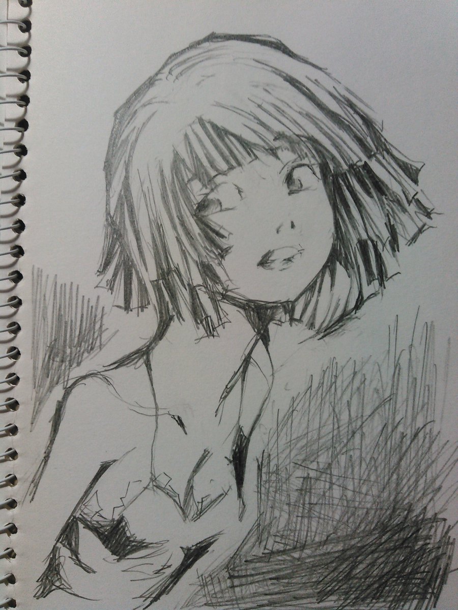 鉛筆画③
#落書き
#オリジナルイラスト #アナログ #鉛筆 
