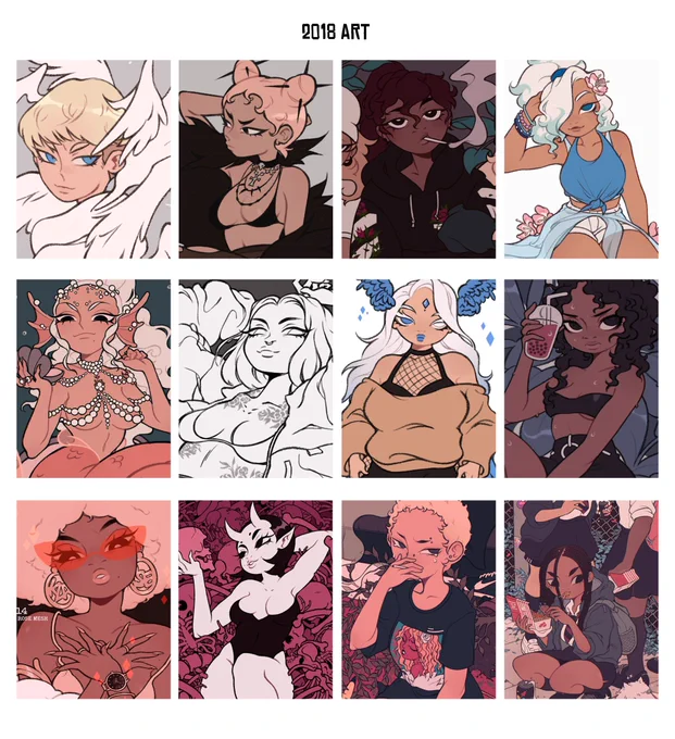 By late 2018 I've achieved my 2017 goal of drawing more backgrounds
Hoping to keep this up in the next year! #2018summaryofart 