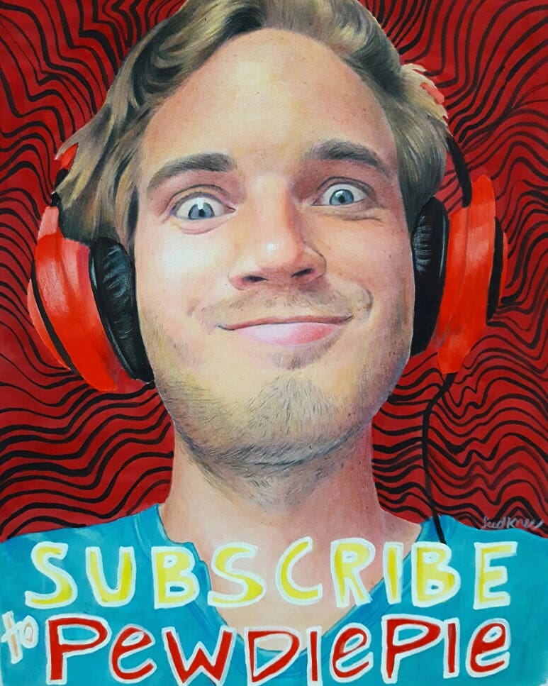 imnotsidney's tweet photo. @pewdiepie this is for u ❤ https://t.co/272K069JMU