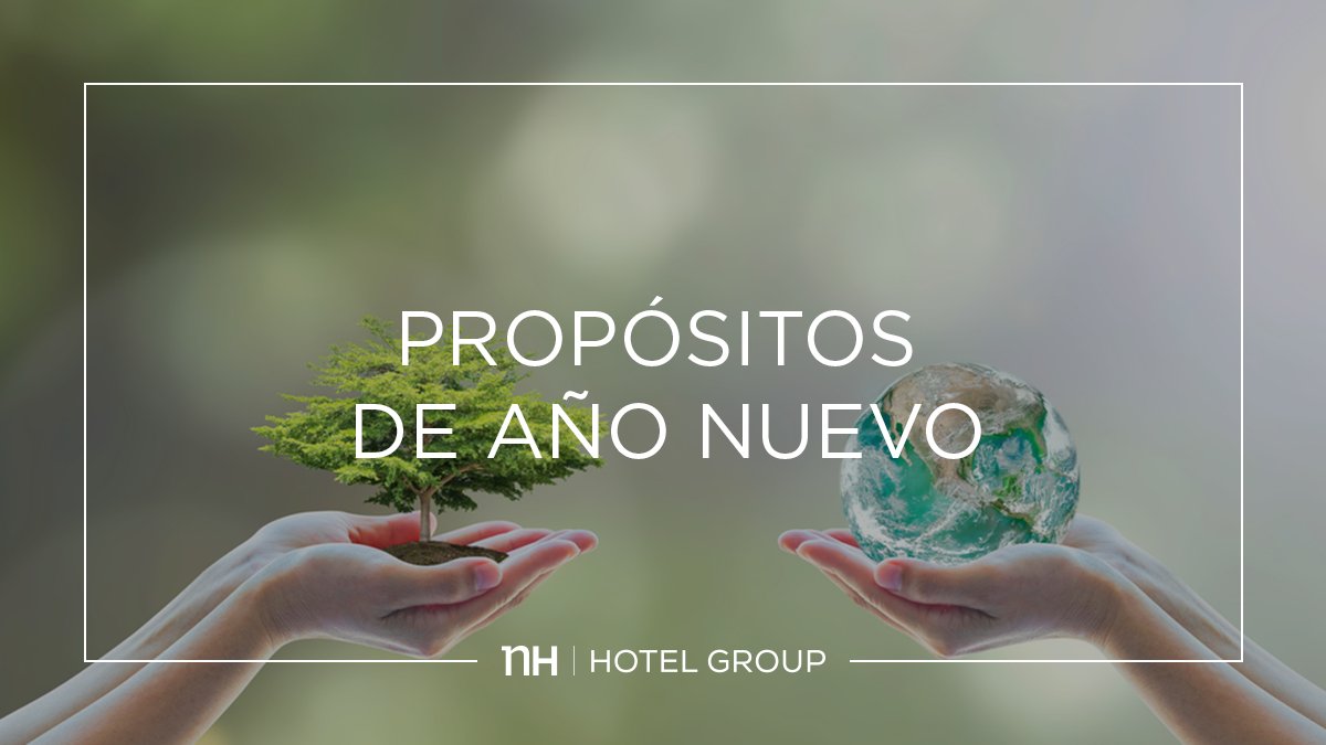 MinorHotelsEUAM's tweet photo. Llega el momento de pensar el los propósitos de Año Nuevo y el nuestro es ser aún más ecológicos. ¿Sabes que cientos de nuestros hoteles tienen certificación verde? #NHEnvironment. Descubre más: https://t.co/AUYciSYFsY https://t.co/JXdRmIMNBY