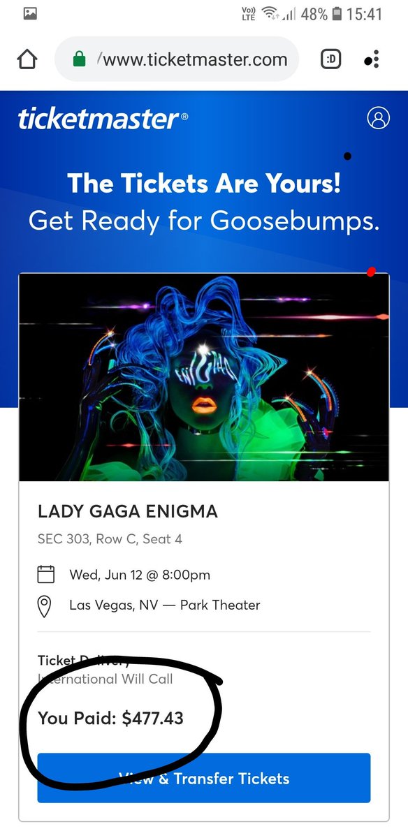 Lady Gaga Enigma Seating Chart