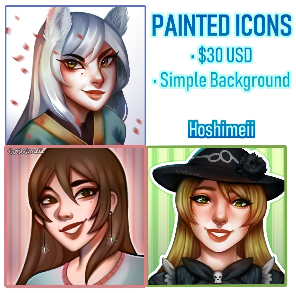 celescynt's tweet photo. i asked you guys what price you wanted the Painted Icons so now here's the final price!! These commissions will be open year round. I hope you enjoy them! :)

more info: https://t.co/r3Bdl8Aag8 https://t.co/OHu8BP4dBw
