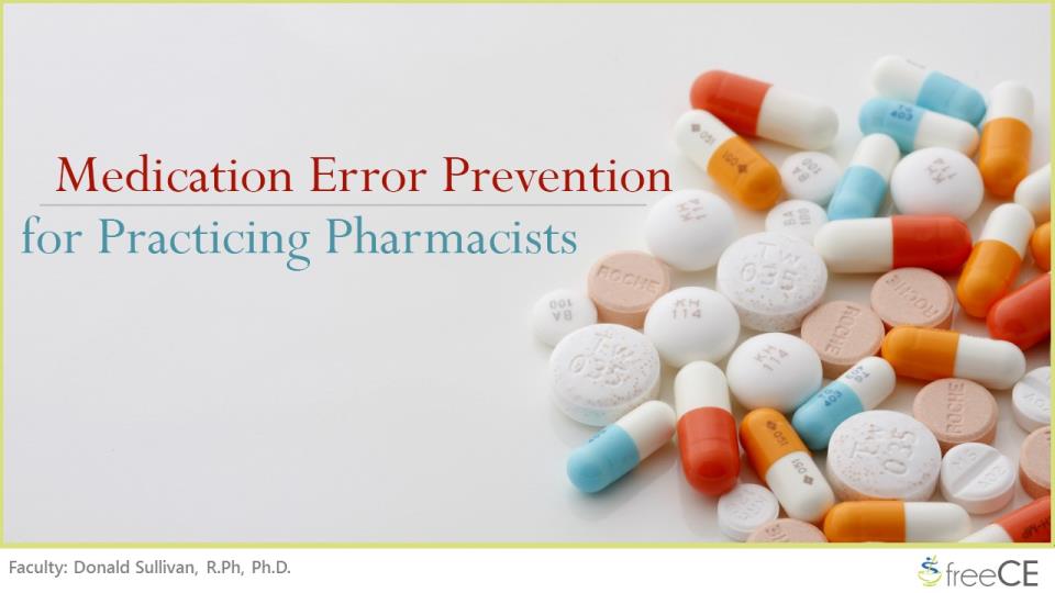 freeCEonline's tweet image. Join Dr. Donald today at 12:30p for a talk on medication error prevention. #freeCE #pharmacy #mederrors #FLapproved

ow.ly/7CKM50k3kuj