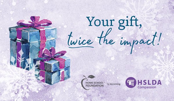 HSLDACompassion's tweet photo. Your generosity helps families with the cost of much-needed curriculum. Through December 31, your gift to the Compassion Fund will be matched 100%. Thank you! >> https://t.co/4MllGtPUyz https://t.co/Jsc9c95iev
