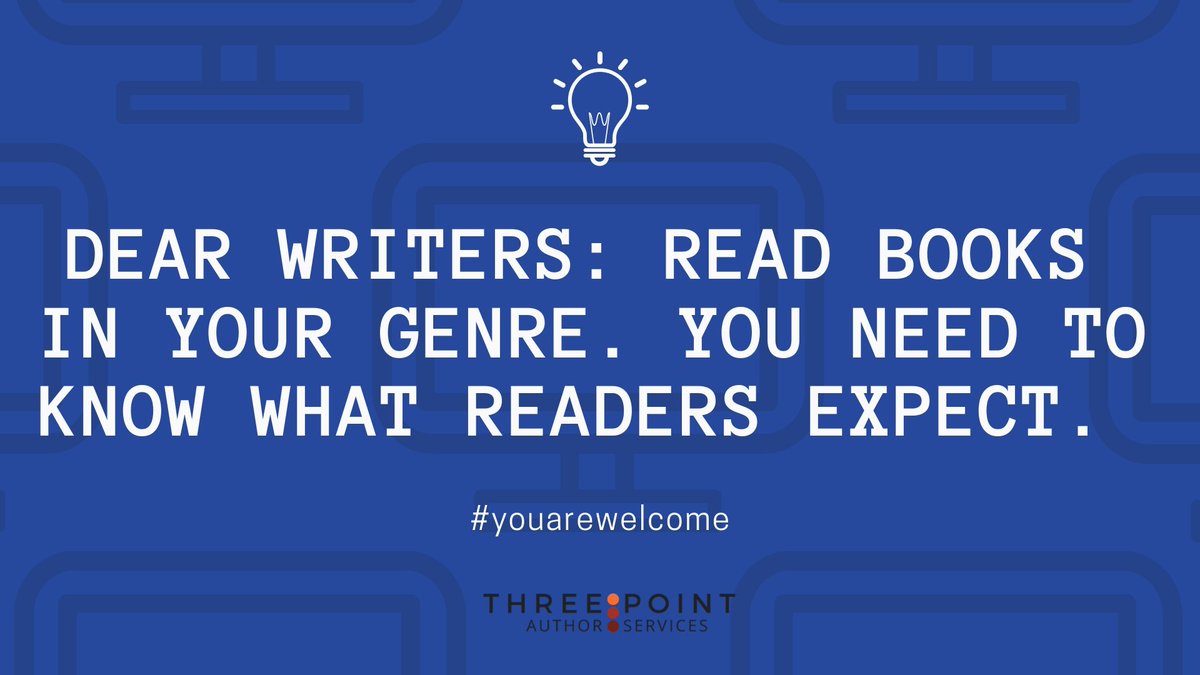 3PointAuthors's tweet photo. Writers have to be readers. @StephenKing agrees with us. 

How do you know what is marketable and "good" if you don't read in your genre? 

Answer: you don't.

#threepointauthorserices #planpolishpromote #amediting #Editorsoftwitter #indieeditors #youarewelcome #readdamnit https://t.co/uXEU15awL4