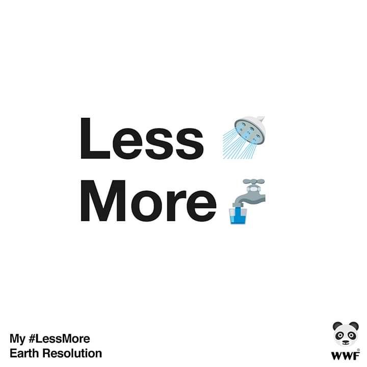 WWFPak's tweet photo. There is a severe #water shortage. How about we carefully use our water and ensure there’s plenty for all? Support our water conservation efforts here: https://t.co/Hrmt8B5QD5

Follow #LessMore for more Earth Resolutions #WWF 🇵🇰 🐼 https://t.co/2j4TDTjero