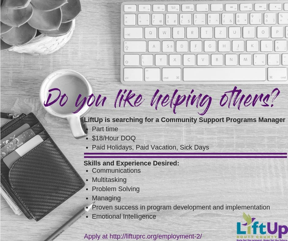 LiftUprc's tweet photo. Join our team, and make a difference in our community!

Apply at https://t.co/W6JrdTNXCd https://t.co/Kv423zUe8A