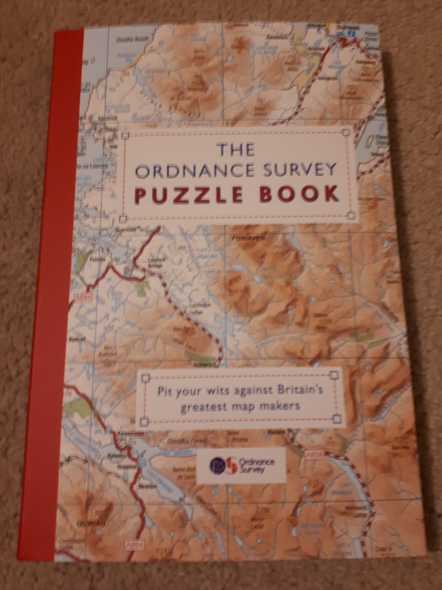 geo_magpie's tweet photo. A little post Christmas gift to myself...it had to be done 😊#surveyor #geographer #ospuzzlebook https://t.co/mRO0pJz2jE