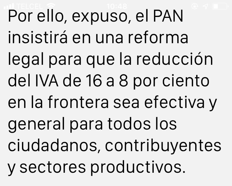 Laura_Rojas_'s tweet photo. Pues con malas noticias para los que viven en la frontera y creían que @lopezobrador_ sí cumplía con su promesa de bajar el IVA. Leyendo las letras chiquitas resulta que no: la reducción del IVA no será para todos, sino para empresarios parte de la cadena productiva 👇🏻 https://t.co/zKK2f06CQG
