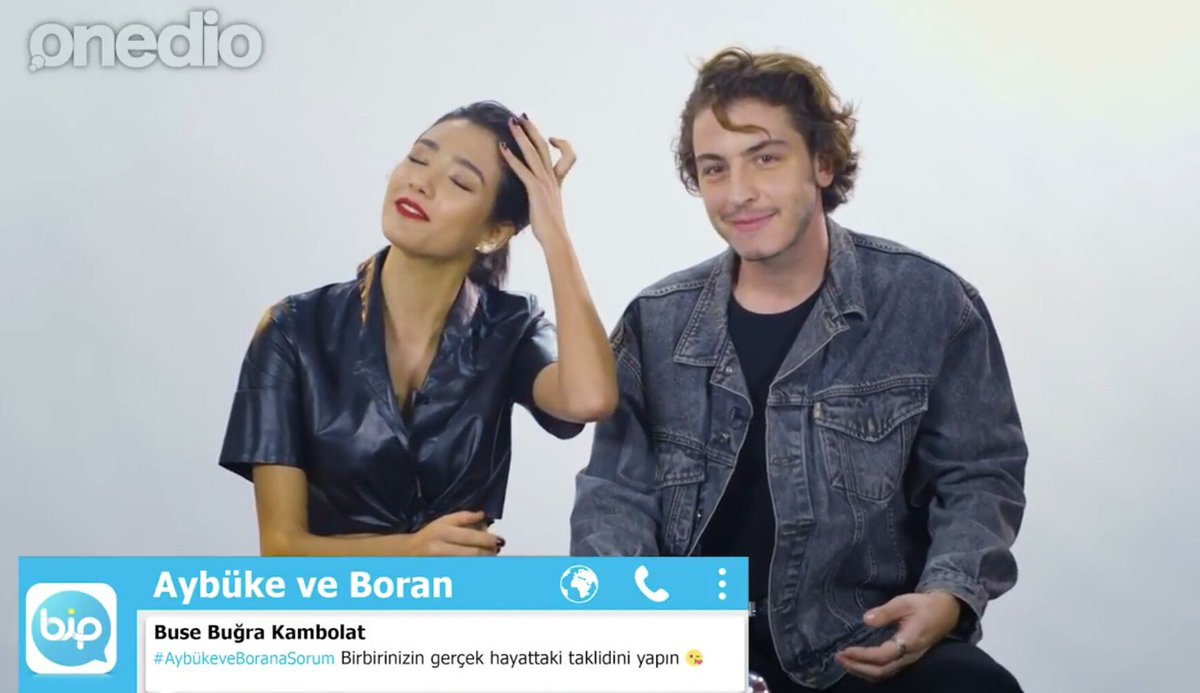 yineceren's tweet photo. Taklit yeteneğim yok diyip Boran'a Boran'dan daha çok benzeyen Ayfük'e kaç puan 😂
#AybükePusat #BoranKuzum https://t.co/KnpobNC2lB