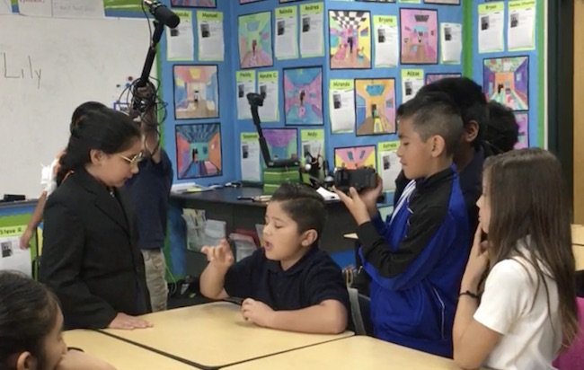 EmilyLiebtag's tweet photo. . @Flipgrid is everywhere. Students are @ShareYourLearn more and more. Seems like a natural connection, no? #shareyourlearning #studentledconferences #publicpresentations #exhibitions #video https://t.co/t2nKyEAmbx