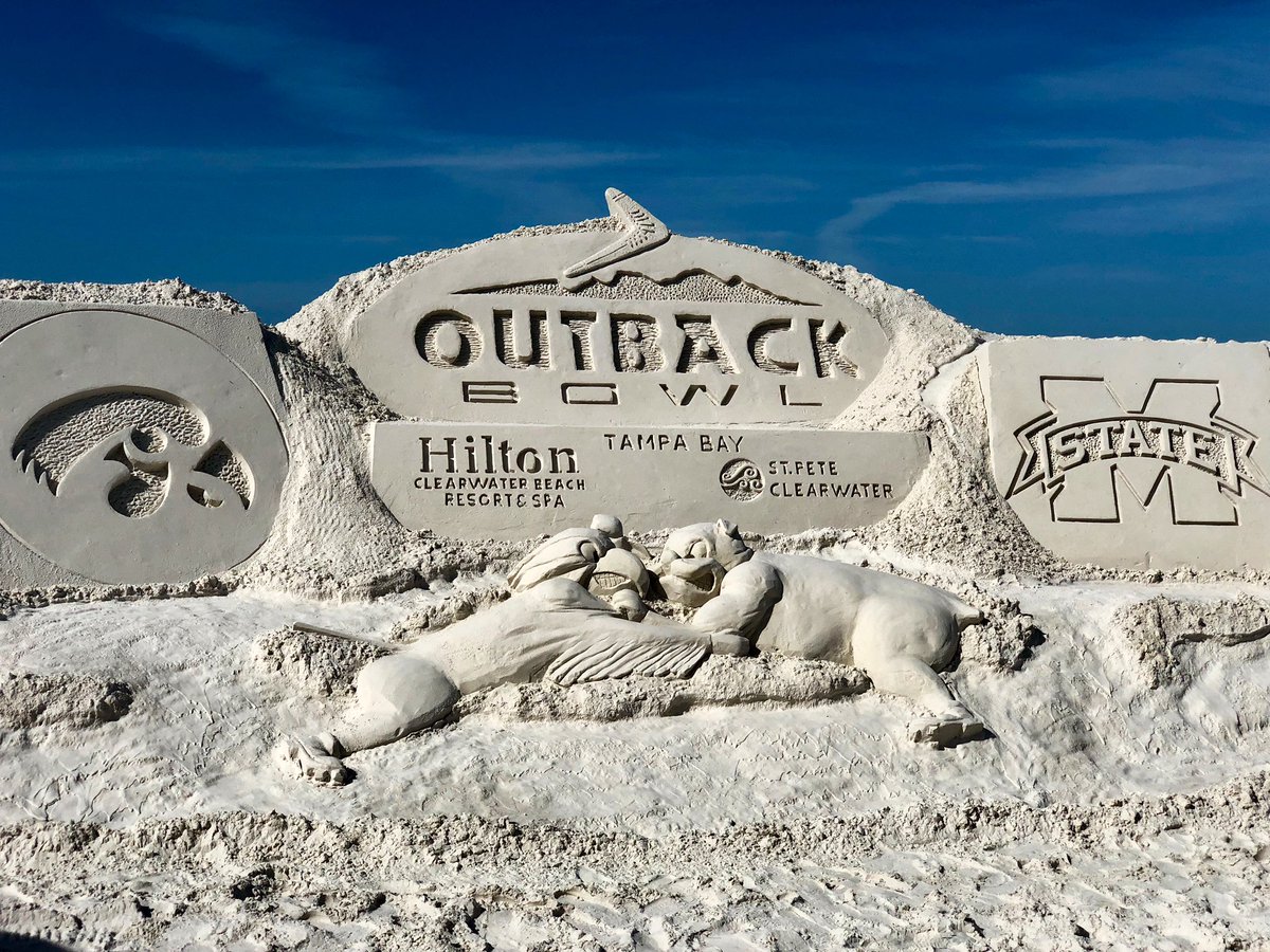 It’s a beautiful day for some #FootballInParadise! Who are you rooting for on game day? Like for <a href="/HawkeyeFootball/">Hawkeye Football</a>, retweet for <a href="/HailStateFB/">Mississippi State Football</a> 🏈🌴