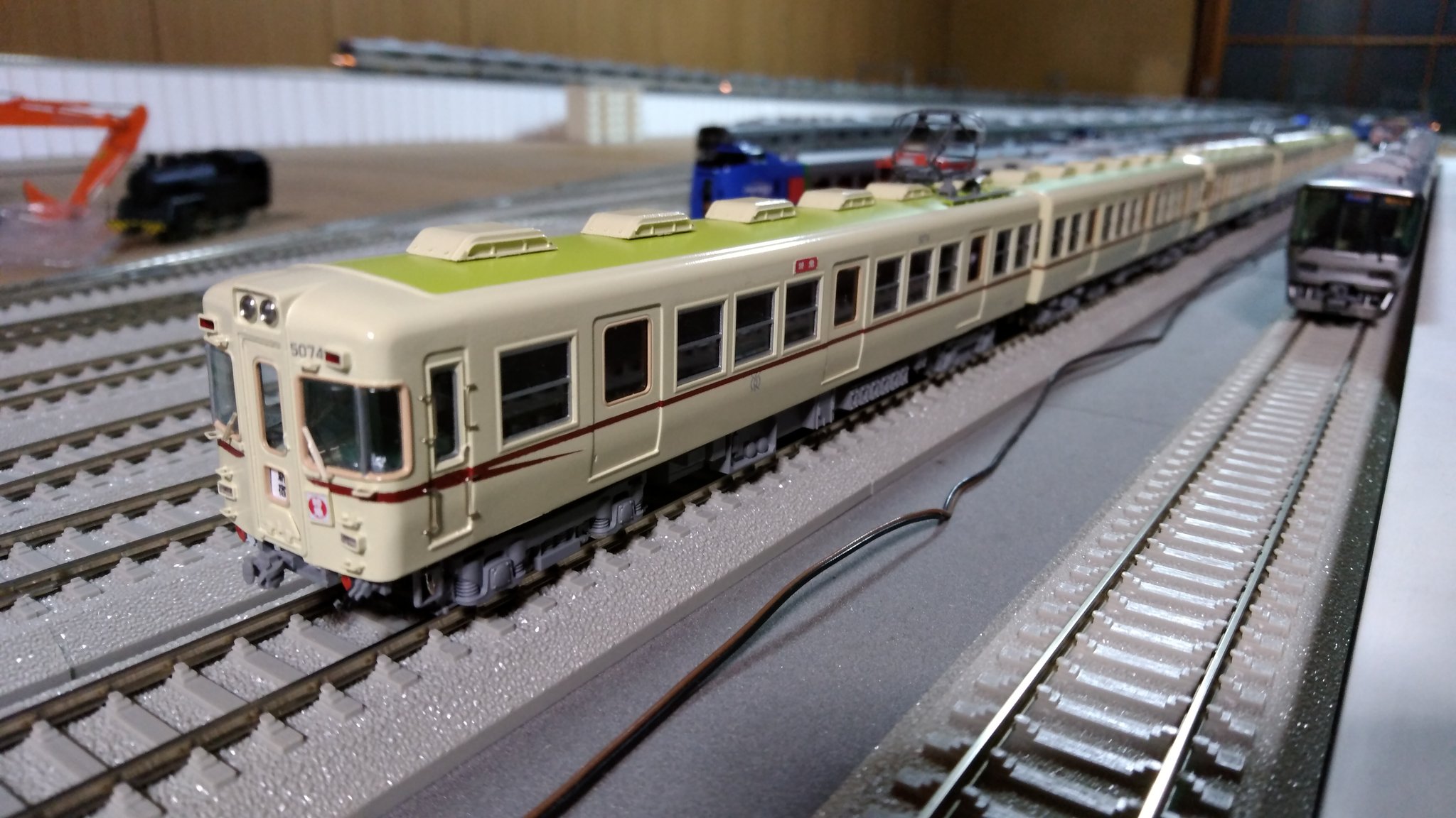 カツミEB-45とエンドウ貨車5両 カツミ自由形電気EB45レストア その2 完了 | 16番鉄道模型製作LOG