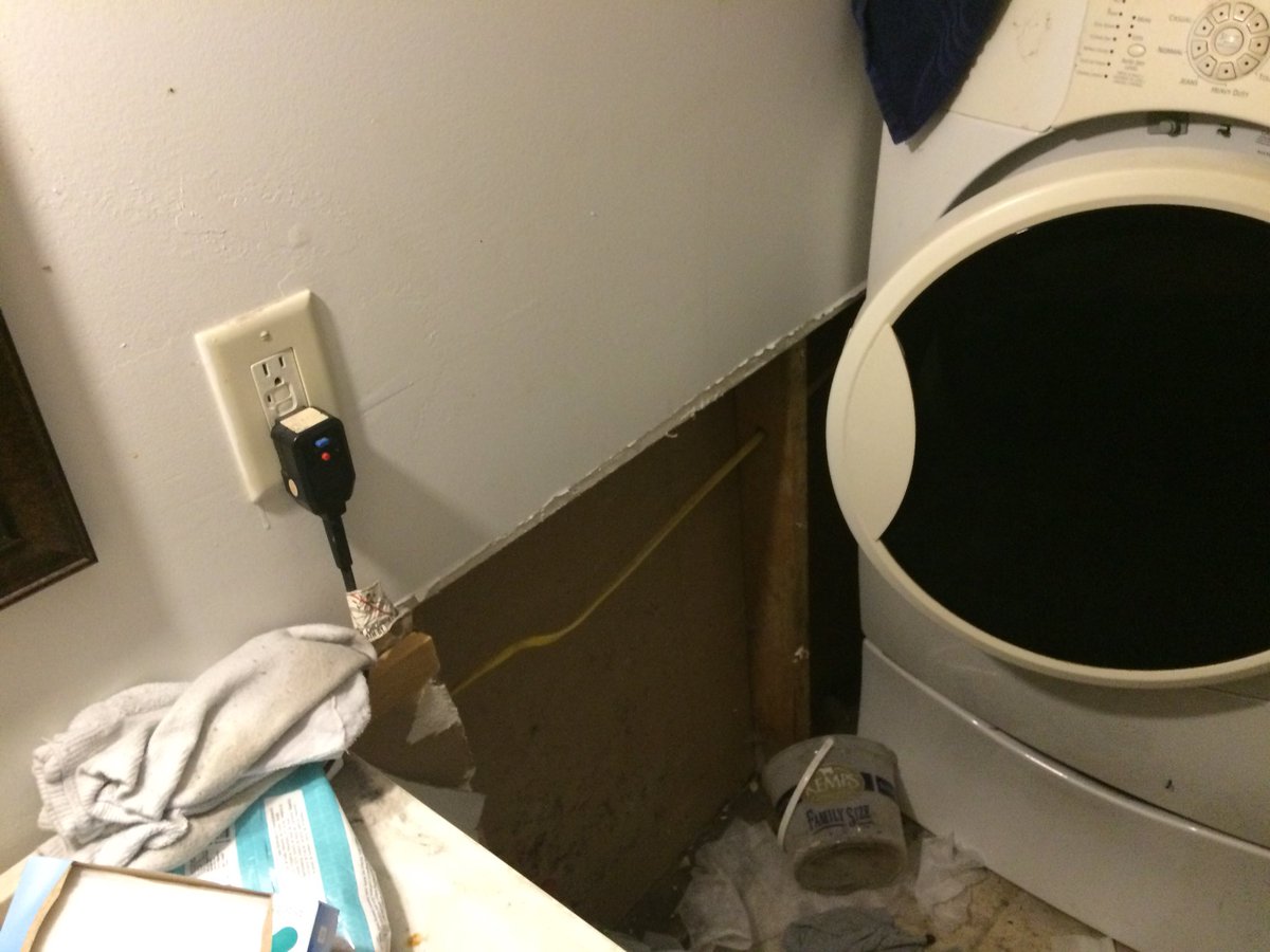demdeathmarch's tweet photo. New year and new goals. We have started to clean up the water damage from the lower lvl of the home. With a goal of giving the kids there own rooms again. https://t.co/QbeeCt8cOe