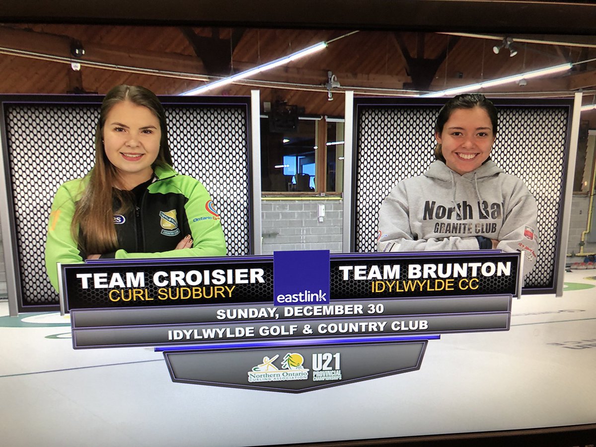 Women’s U21 @curlnoca championship is coming up LIVE on <a href="/Eastlink/">Eastlink</a> Community TV at 2pm. Wrap up a fantastic tournament with us with what should be a great game!