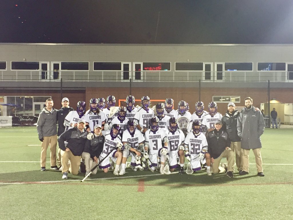 ChathamMensLax's tweet photo. 2018 was truly a historic year for the Cougars: 1. Wesley Williams scores the first goal in program history 2. First win in program history over La Roche College 3. Face Off Unit has the 5th best win % in DIII 4. Man Down D finishes ranked 2nd in DIII 
(1/2 cont.) https://t.co/xyfzaz5frR