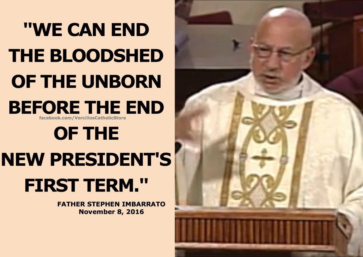 FrStephenImb's tweet photo. PLEASE SHARE! I made this prediction on the day Trump was elected President and I am not backing off! #Personhoodproclamation #Presidentialexecutiveorder #freetheunborn #endslaveryinthewomb #trumplegacy #newlincoln @realDonaldTrump https://t.co/uSj7pgTdFw https://t.co/OH7zcUm7m9